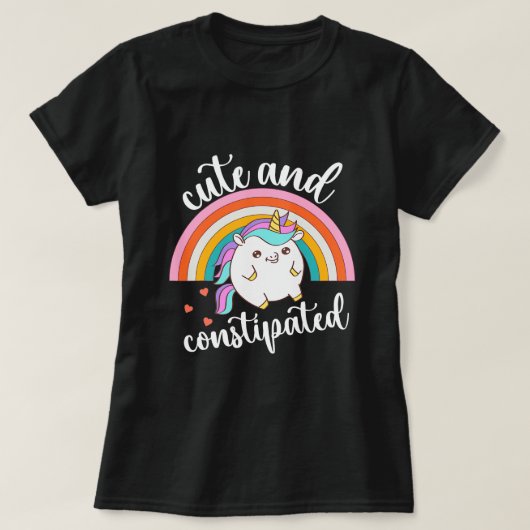 Grappige Constipatie IBSC Buikpijn Schattig Consti T-shirt (Design voorkant)