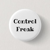 Grappige 'Control Freak' Speldje voor op kantoor (Voorkant)