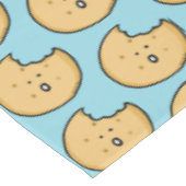 Grappige Cookie Cartoon met Bite Tafelkleed (Gekanteld)