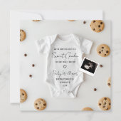 Grappige Cookie Zwangerschapsaankondiging Kaart (Voorkant)