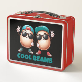 Grappige Cool Beans Draag Petten en Sneakers
