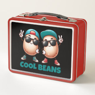 Grappige Cool Beans Draag Petten en Sneakers