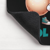 Grappige Cool Beans Draag Petten en Sneakers Muismat (Hoek)