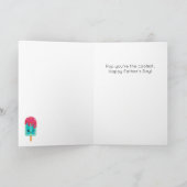 Grappige Cool Pop Pun Vaderdag Kaart (Binnen)