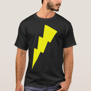Grappige Cool Yellow Lightning Bolt Sign Lights Ra T-shirt