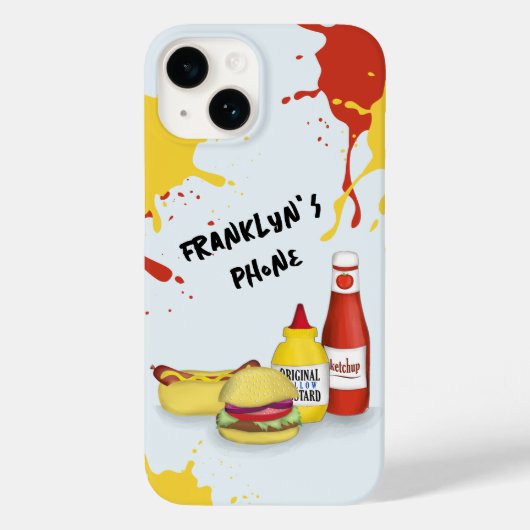 Grappige coole BBQ gepersonaliseerd Case-Mate iPhone Case (Achterkant)