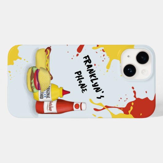 Grappige coole BBQ gepersonaliseerd Case-Mate iPhone Case (Achterkant (horizontaal))
