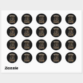 Grappige coole bowling mannen vader bowler leuk ge ronde sticker (Vel)