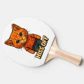 Grappige Coole Katten Citat Tee Tafeltennisbatje (Zijkant)