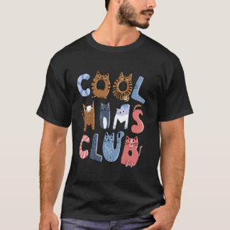 Grappige Coole Moeders Club Moederdag Kat Liefhebb T-shirt