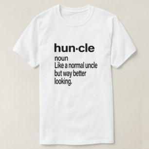 grappige, coole oom Gift Hunkle Definition T-shirt