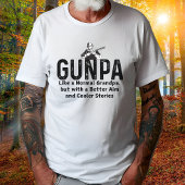 Grappige coole opa jager betere verhalen t-shirt