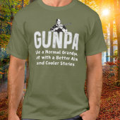 Grappige coole opa jager betere verhalen t-shirt