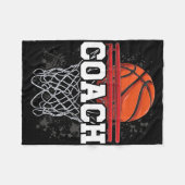 Grappige Coole Sketll Coaching Designs Sketll Coac Fleece Deken (Voorkant (Horizontaal))