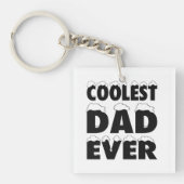 Grappige coolste vader ooit Vaderdag | Button Sleu Sleutelhanger (Voorkant)