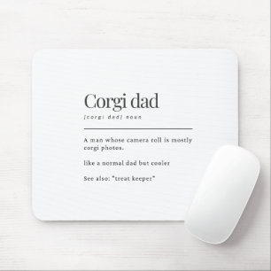 Grappige Corgi Definitie Corgi Vader Verjaardag Ca Muismat