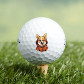 Grappige Corgi Draag Hoodie Golfballen (Insitu Shirt)
