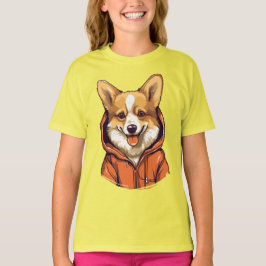 Grappige Corgi Draag Hoodie T-shirt