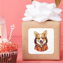 Grappige Corgi Draag Hoodie