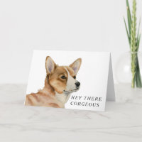 Grappige Corgi Hond Happy Birthday Dapper