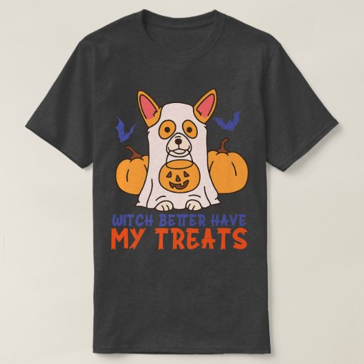 Grappige Corgi-hondliefhebber Heks Zou mijn trakta T-shirt (Design voorkant)