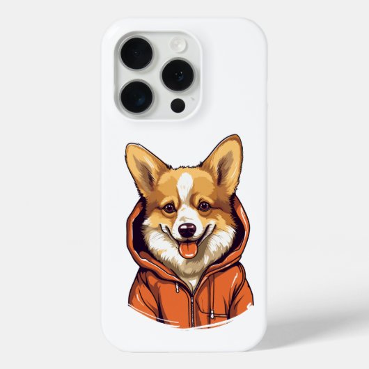 Grappige Corgi met Hoodie Case-Mate iPhone Case (Achterkant)