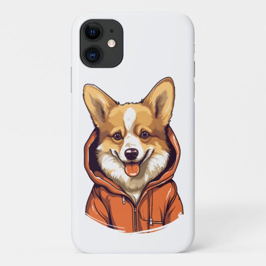 Grappige Corgi met Hoodie Case-Mate iPhone Case (Achterkant)