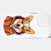 Grappige Corgi met Hoodie Case-Mate iPhone Case (Achterkant (horizontaal))