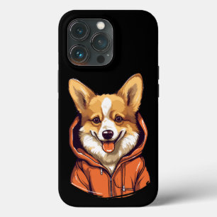 Grappige Corgi met Hoodie Case-Mate iPhone Case