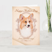 Grappige Corgi Moederdag Kaart (Voorkant)