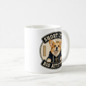 Grappige Corgi Mok | Korte Poten Grote Attitude (Voorkant rechts)