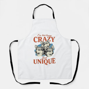 Grappige Corgi Unieke Vintage Gravure T-Shirt Ontw Schort