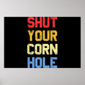 Grappige Cornhole Hou Je Cornhole Poster (Voorkant)