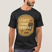 Grappige Cornhole Spel Enthousiast Grafisch T-shirt (Voorkant)