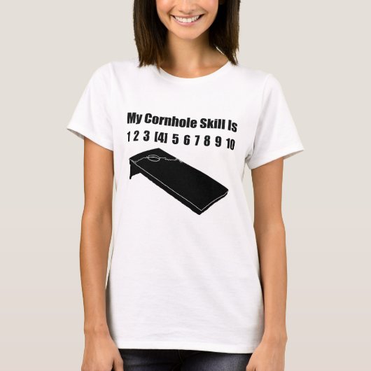 Grappige Cornhole T-shirt (Voorkant)