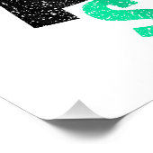 Grappige Cornhole Team Cornhole Accessoires  Perfect Poster (Hoek)