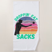 Grappige Cornhole Team Cornhole Accessoires Strandlaken (Voorkant)