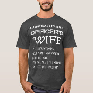 Grappige correctionele officieren vrouw gemeenscha t-shirt