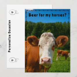 Grappige Country Western Koeienranch en Boerderij  Kaart