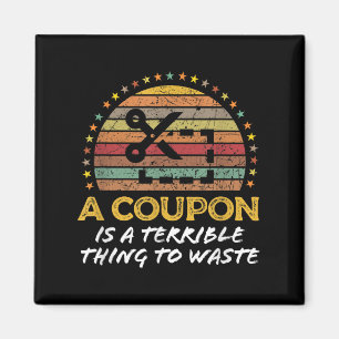 Grappige Couponing, Coupon Clipper Geld Spaarder Q Magneet