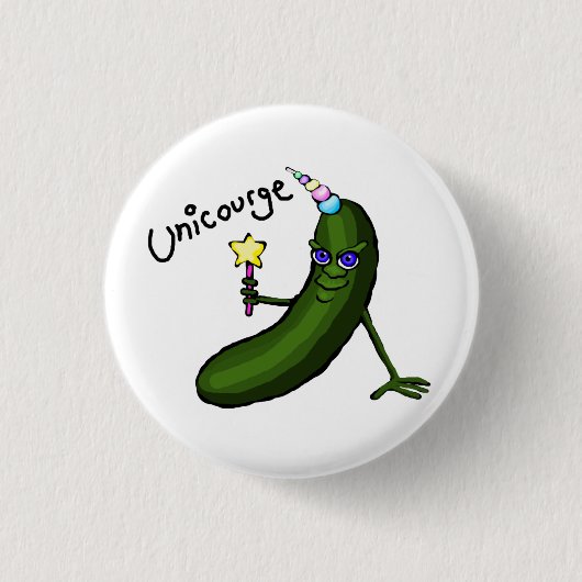 Grappige Courgette Speldje (Voorkant)