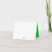 Grappige Cowboy Alien Cartoon met UFO-ontvoering Kaart (Achterkant)