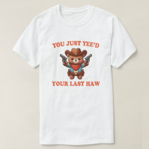 Grappige Cowboy Beer T-shirt