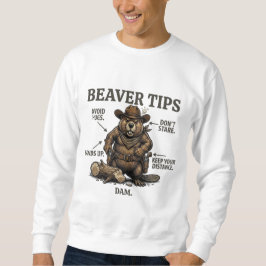Grappige Cowboy Bever Tips Wilde Westen Vintage Trui