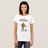 Grappige Cowboy die Whisky Drinkt T-shirt (Voorkant volledig)