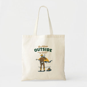 Grappige Cowboy die Whisky drinkt Tote Bag