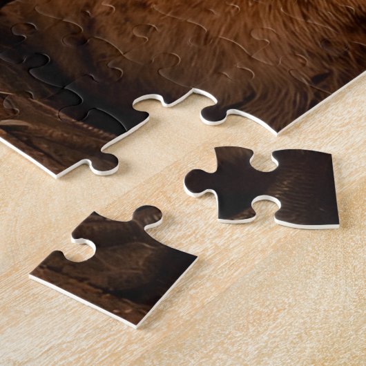Grappige Cowboy Eend Puzzel | Westerse Eend Kunst (Zijkant)