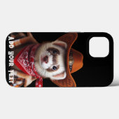 Grappige Cowboy Ferret Westerne stijl Case-Mate iPhone Case (Achterkant (horizontaal))