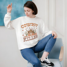 Grappige Cowboy Killer Western Retro Griezelen