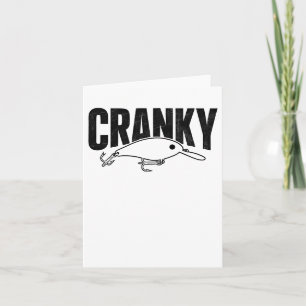 Grappige Cranky - Crankit Vislijn Humor Visser Kaart